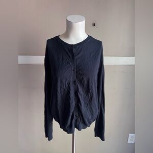 GAP Black Knit Button Cardigan NWT